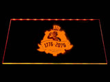 Fallout 1776-2076 LED Neon Sign Electrical - Orange - TheLedHeroes