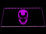 Iron Man LED Neon Sign USB - Purple - TheLedHeroes