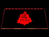 Fallout 1776-2076 LED Neon Sign Electrical - Red - TheLedHeroes