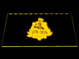 Fallout 1776-2076 LED Neon Sign Electrical - Yellow - TheLedHeroes