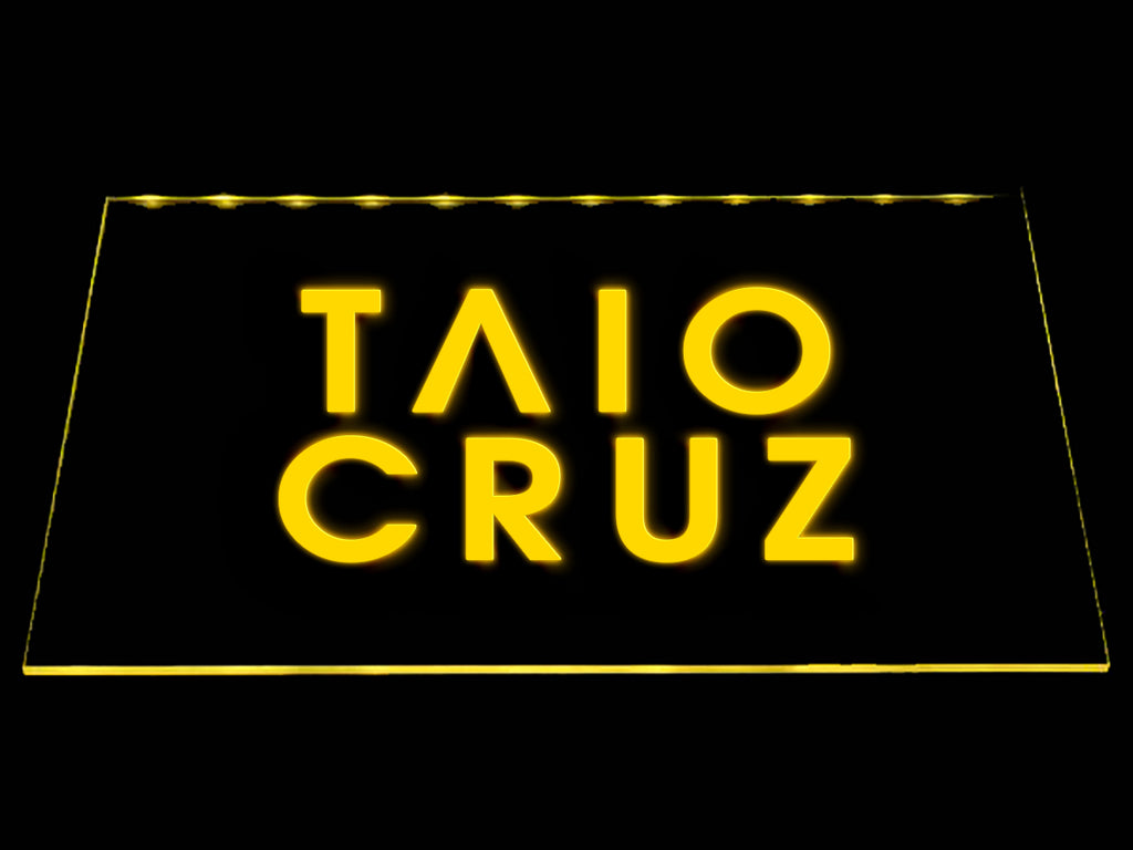 FREE Taio Cruz LED Sign - Yellow - TheLedHeroes