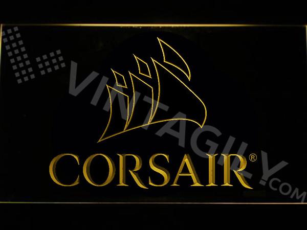Corsair LED Neon Sign Electrical - Yellow - TheLedHeroes