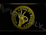 John Cena - Hustle Loyalty Respect LED Neon Sign Electrical - Yellow - TheLedHeroes