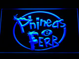 FREE Phineas and Ferb LED Sign - Blue - TheLedHeroes