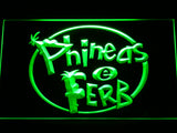 FREE Phineas and Ferb LED Sign - Green - TheLedHeroes
