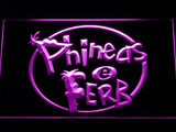 Phineas and Ferb LED Neon Sign Electrical - Purple - TheLedHeroes