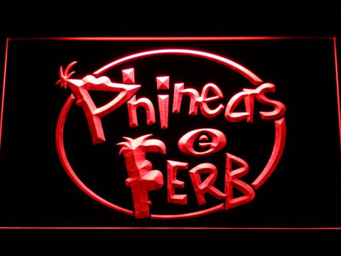 Phineas and Ferb LED Neon Sign Electrical - Red - TheLedHeroes