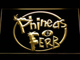 Phineas and Ferb LED Neon Sign Electrical - Yellow - TheLedHeroes