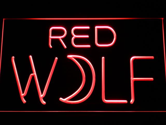 True Blood Red Wolf LED Neon Sign Electrical - Red - TheLedHeroes