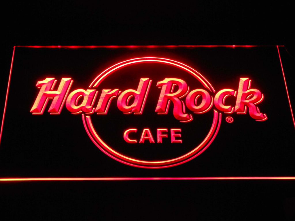 Hard Rock Cafe LED Neon Sign USB - Red - TheLedHeroes