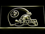 Pittsburgh Steelers Helmet LED Neon Sign Electrical - Yellow - TheLedHeroes