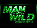 Man Vs Wild LED Neon Sign USB - Green - TheLedHeroes
