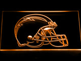 San Diego Chargers Helmet LED Sign - Orange - TheLedHeroes
