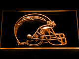 FREE San Diego Chargers Helmet LED Sign - Orange - TheLedHeroes