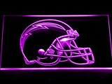 San Diego Chargers Helmet LED Sign - Purple - TheLedHeroes