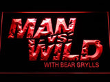 Man Vs Wild LED Neon Sign Electrical - Red - TheLedHeroes