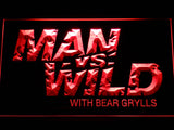 FREE Man Vs Wild LED Sign - Red - TheLedHeroes