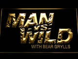 Man Vs Wild LED Neon Sign Electrical - Yellow - TheLedHeroes