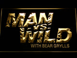 FREE Man Vs Wild LED Sign - Yellow - TheLedHeroes