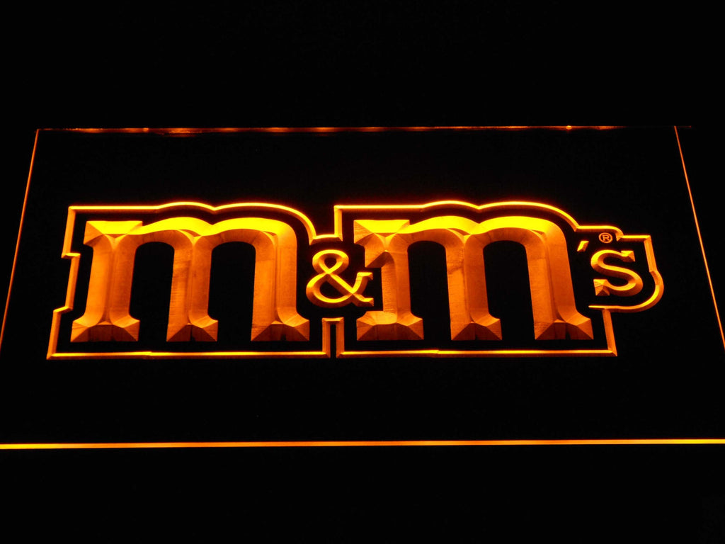 M&M's LED Neon Sign Electrical - Yellow - TheLedHeroes