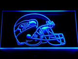 Seattle Seahawks Helmet LED Neon Sign Electrical - Blue - TheLedHeroes