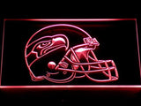 Seattle Seahawks Helmet LED Neon Sign Electrical - Red - TheLedHeroes