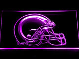 Saint Louis Rams Helmet LED Neon Sign Electrical - Purple - TheLedHeroes