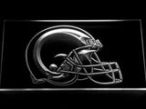 Saint Louis Rams Helmet LED Neon Sign USB - White - TheLedHeroes