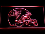 FREE Tampa Bay Buccaneers Helmet LED Sign - Red - TheLedHeroes