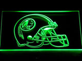 Washington Redskins Helmet LED Neon Sign Electrical - Green - TheLedHeroes