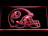 Washington Redskins Helmet LED Neon Sign USB - Red - TheLedHeroes