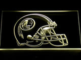 Washington Redskins Helmet LED Neon Sign Electrical - Yellow - TheLedHeroes