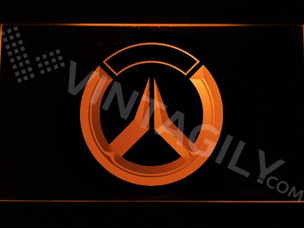 Overwatch Logo LED Neon Sign USB - Orange - TheLedHeroes