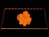 Fallout Vault Boy (2) LED Neon Sign Electrical - Orange - TheLedHeroes