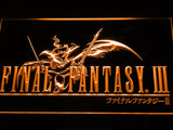 Final Fantasy III LED Neon Sign Electrical - Orange - TheLedHeroes