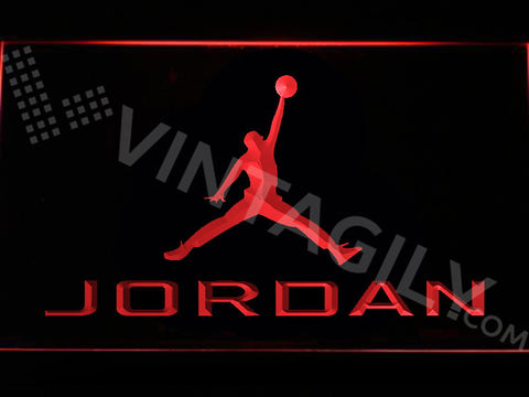 Air Jordan LED Sign - Red - TheLedHeroes