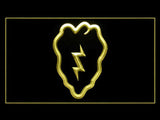 FREE 25th Infantry Division US Military LED Sign - Yellow - TheLedHeroes