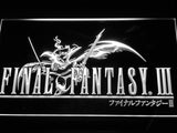 Final Fantasy III LED Neon Sign USB - White - TheLedHeroes