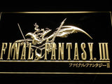 Final Fantasy III LED Neon Sign Electrical - Yellow - TheLedHeroes