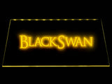 Black Swan LED Neon Sign USB - Yellow - TheLedHeroes