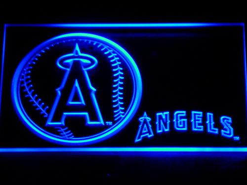Los Angeles Angels (2) LED Neon Sign Electrical - Blue - TheLedHeroes