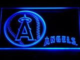 Los Angeles Angels (2) LED Neon Sign USB - Blue - TheLedHeroes