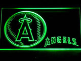 Los Angeles Angels (2) LED Neon Sign USB - Green - TheLedHeroes