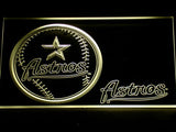 FREE Houston Astros (3) LED Sign - Yellow - TheLedHeroes