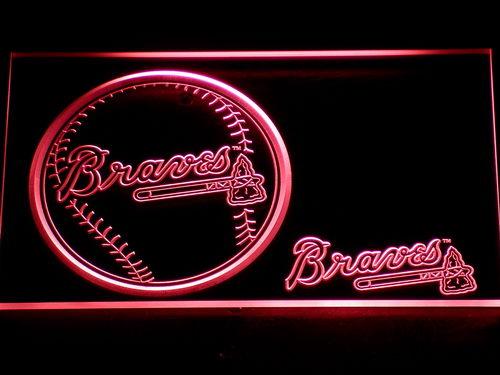 Atlanta Braves (2) LED Neon Sign Electrical - Red - TheLedHeroes