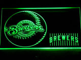 FREE Milwaukee Brewers (3) LED Sign - Green - TheLedHeroes