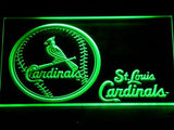 St. Louis Cardinals (4) LED Neon Sign USB - Green - TheLedHeroes