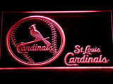 St. Louis Cardinals (4) LED Neon Sign USB - Red - TheLedHeroes