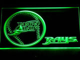 Tampa Bay Rays (2) LED Neon Sign USB - Green - TheLedHeroes