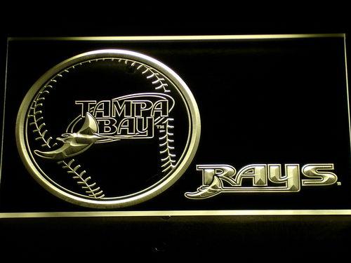 Tampa Bay Rays (2) LED Neon Sign USB - Yellow - TheLedHeroes